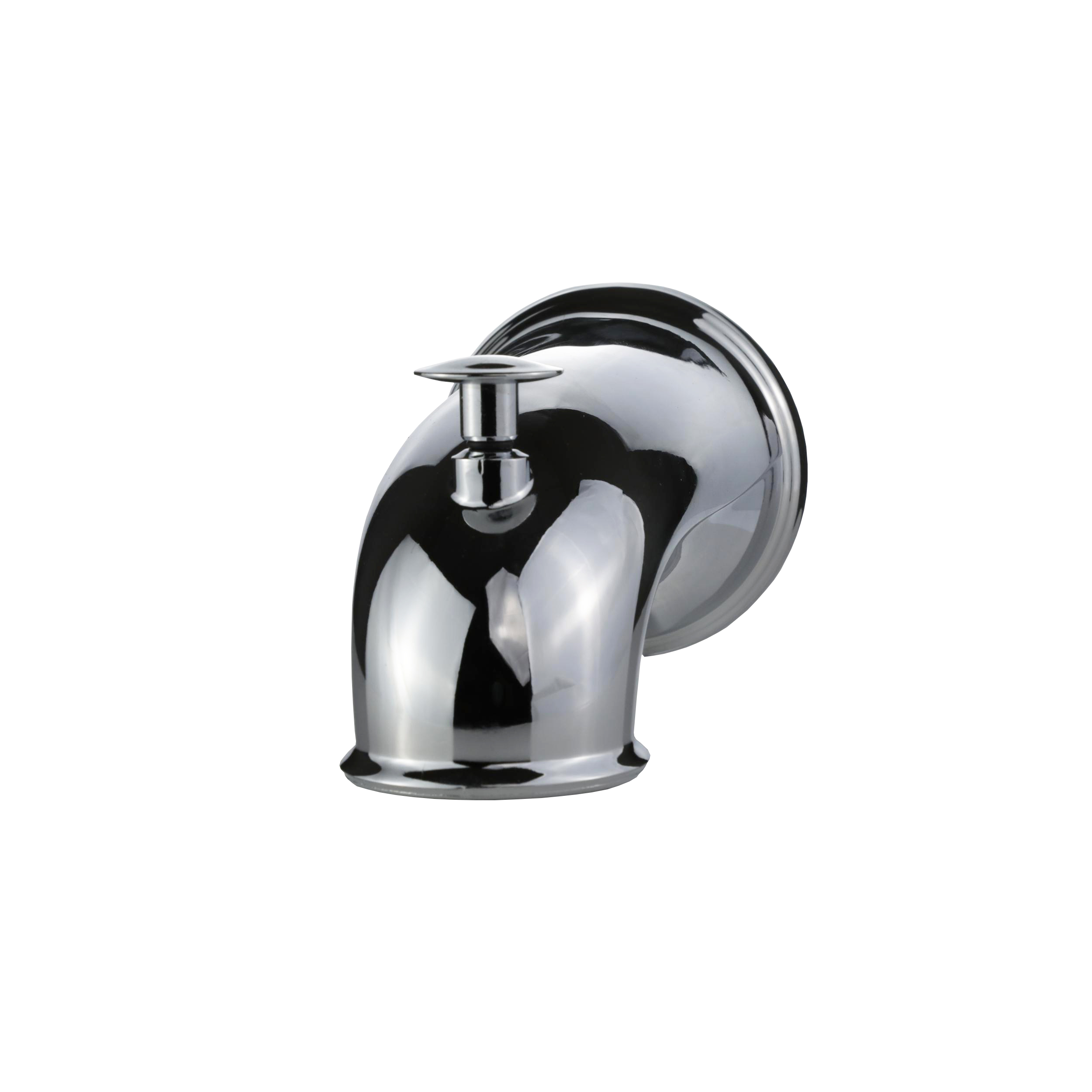 6 in. Decorative Tub Spout with Pull Up Diverter in Chrome - Danco