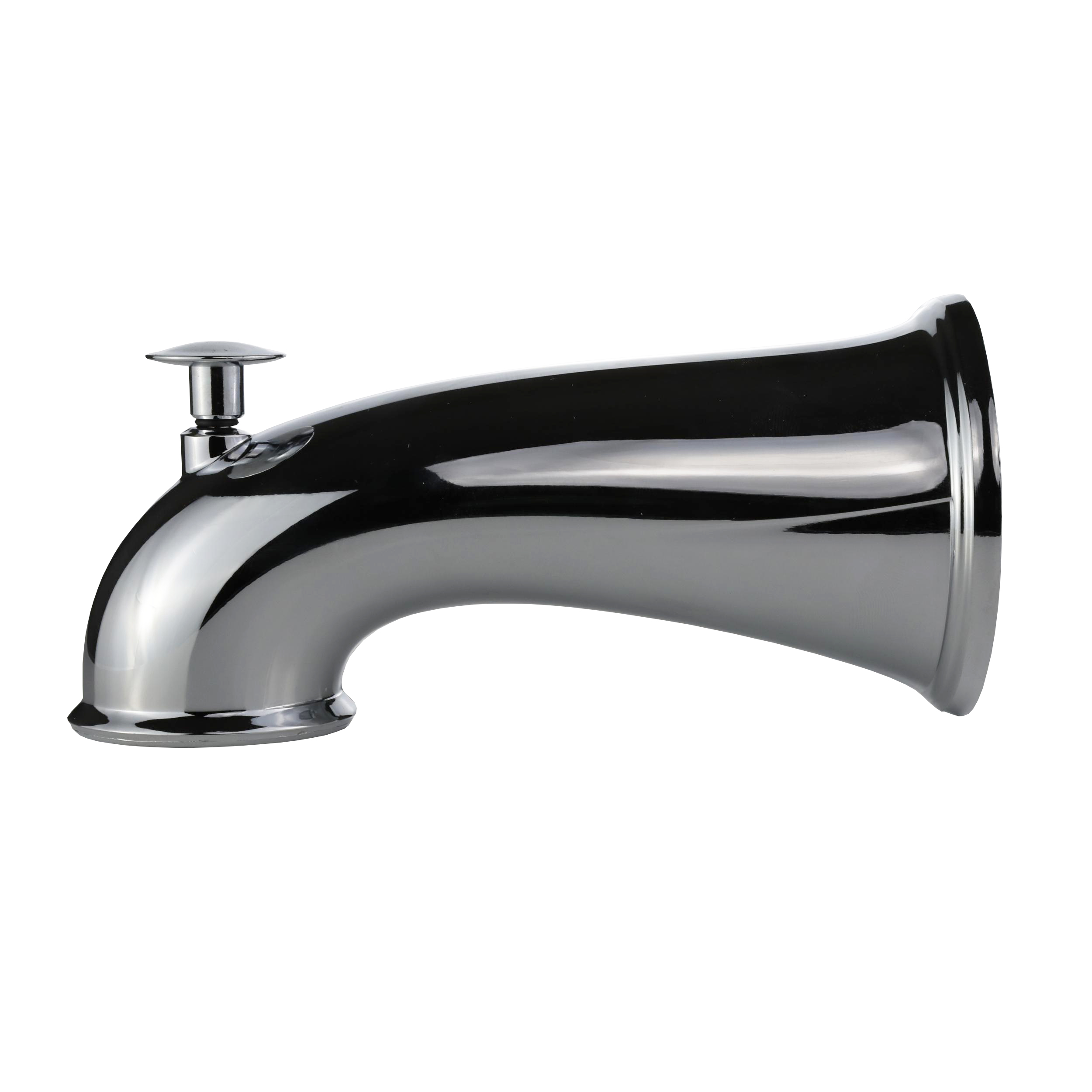 6 in. Decorative Tub Spout with Pull Up Diverter in Chrome - Danco