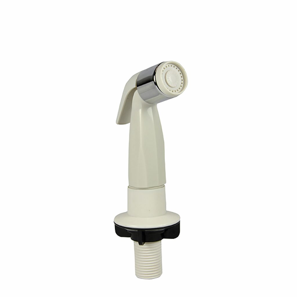 Economy Kitchen Side Spray with Guide in White - Danco