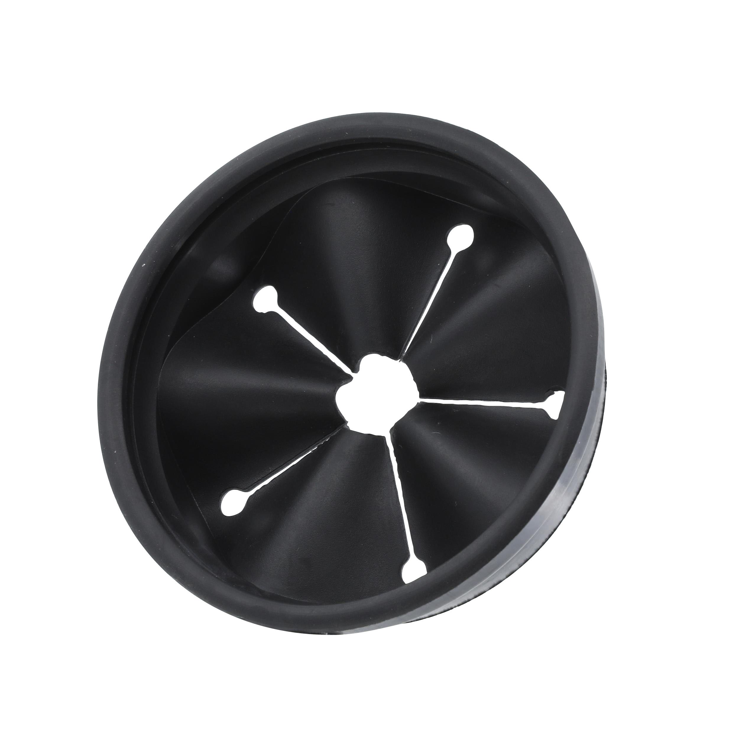 3.45 inch Garbage Disposal Splash Guard in Black - Danco