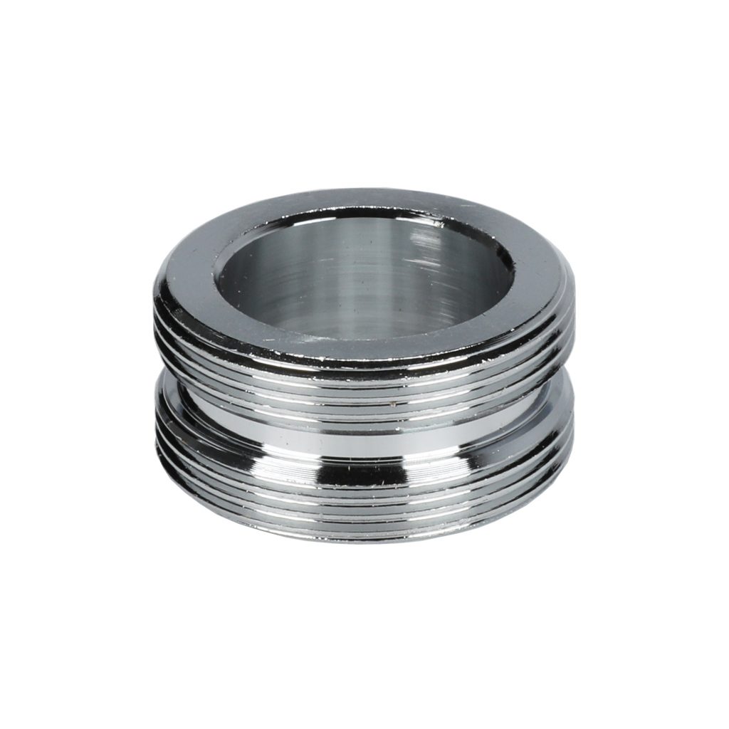 55/64 in.-27M x 55/64 in.-27M Chrome Male/Male Aerator Adapter - Danco