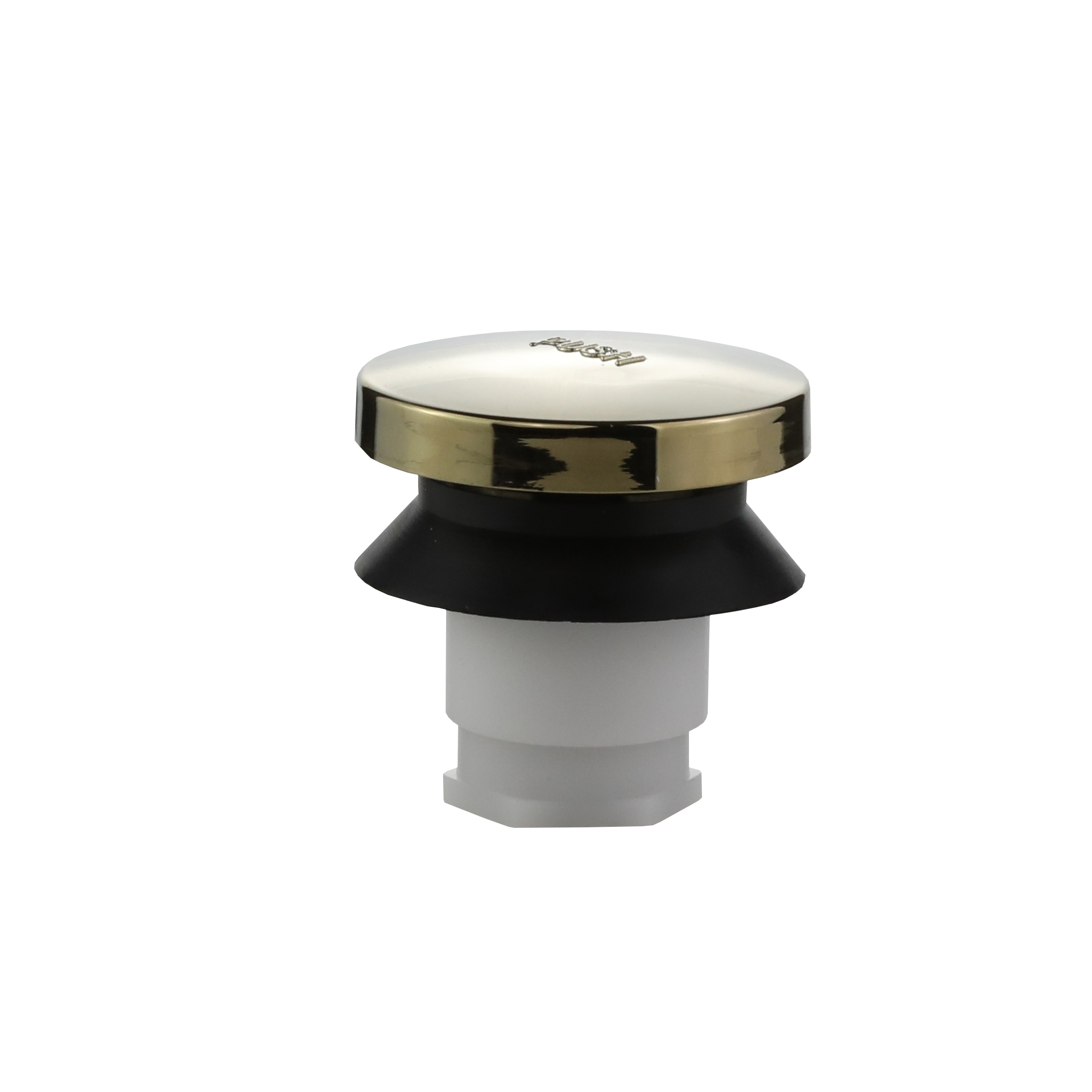 Touch-Toe Bathtub Drain Stopper in Polished Brass - Danco