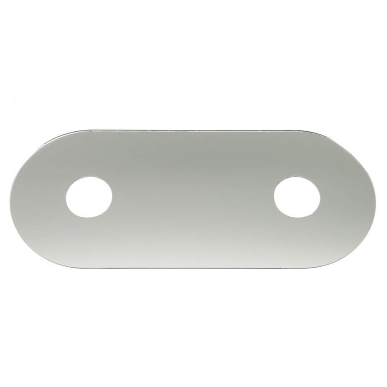 Two Handle Remodeling Cover in Chrome - Danco