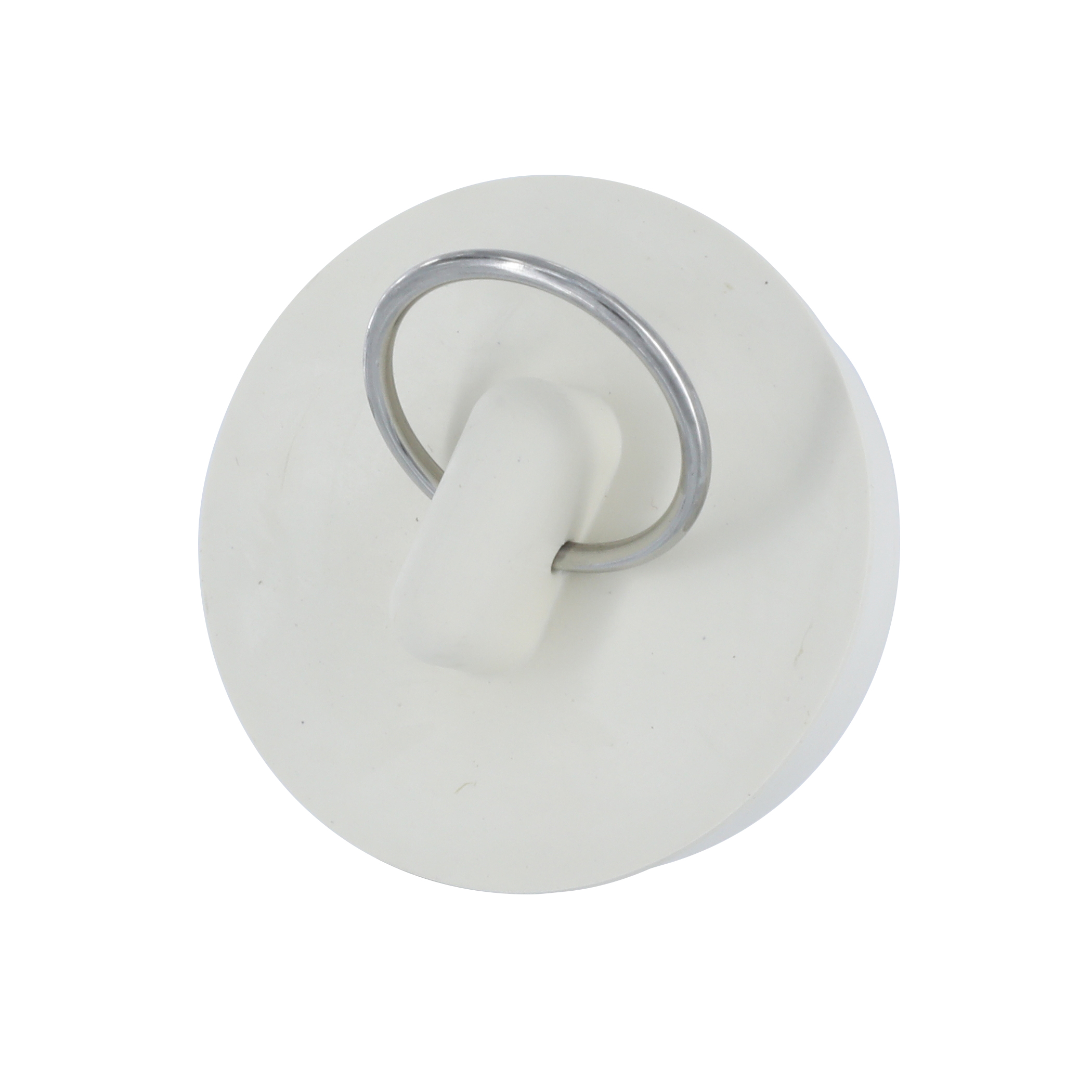 Rubber Sink Plug, White Drain Stopper Fit 1-5/8 to 1-3/4 Drain