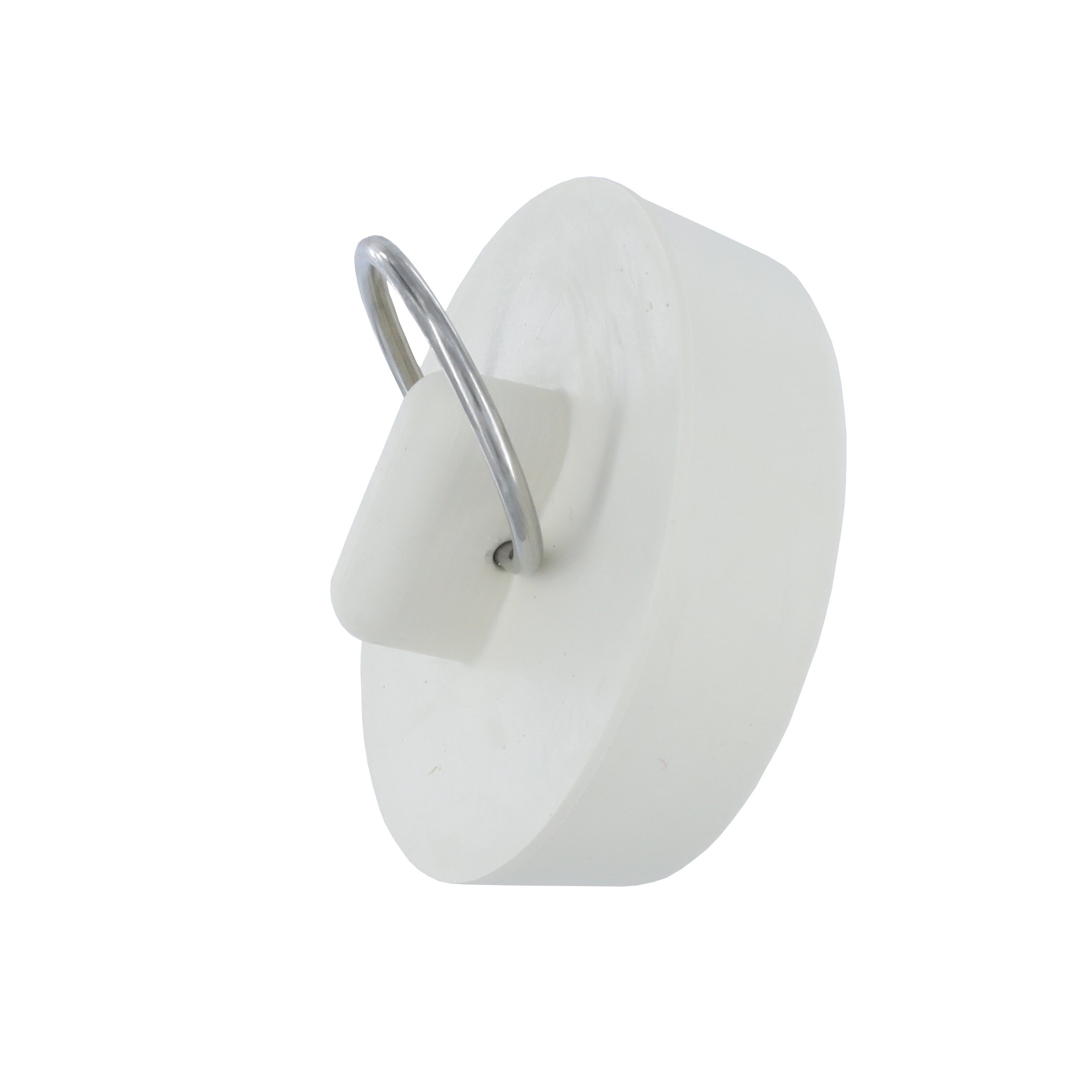 Lasco Hollow 1-3/8 In. White Sink Rubber Drain Stopper - Power