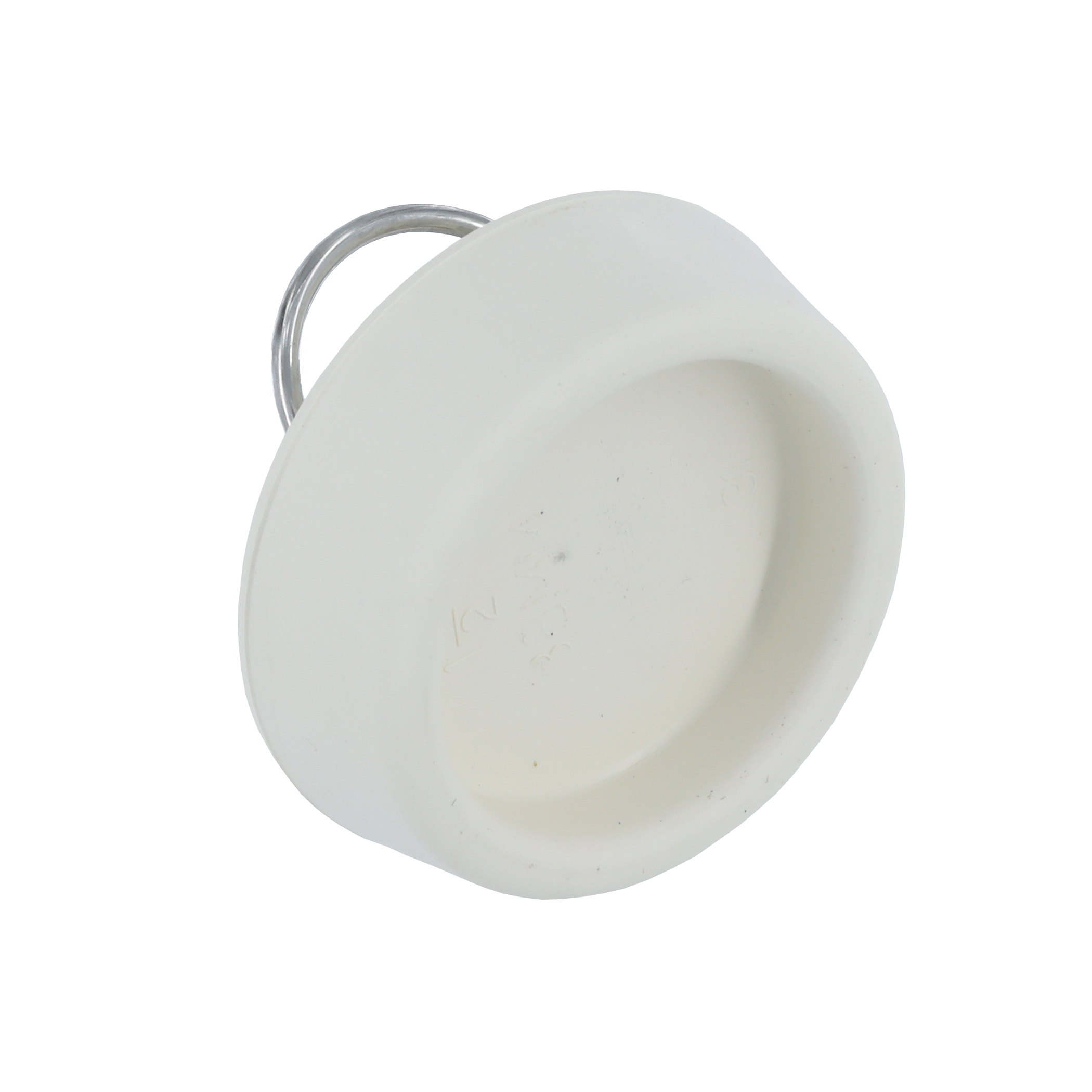 1-1/4 in. Rubber Drain Stopper in White (1 per Card) - Danco