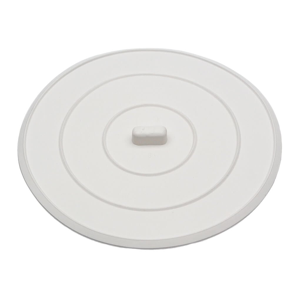 1 in. Rubber Drain Stopper in White (1 per Card) - Danco