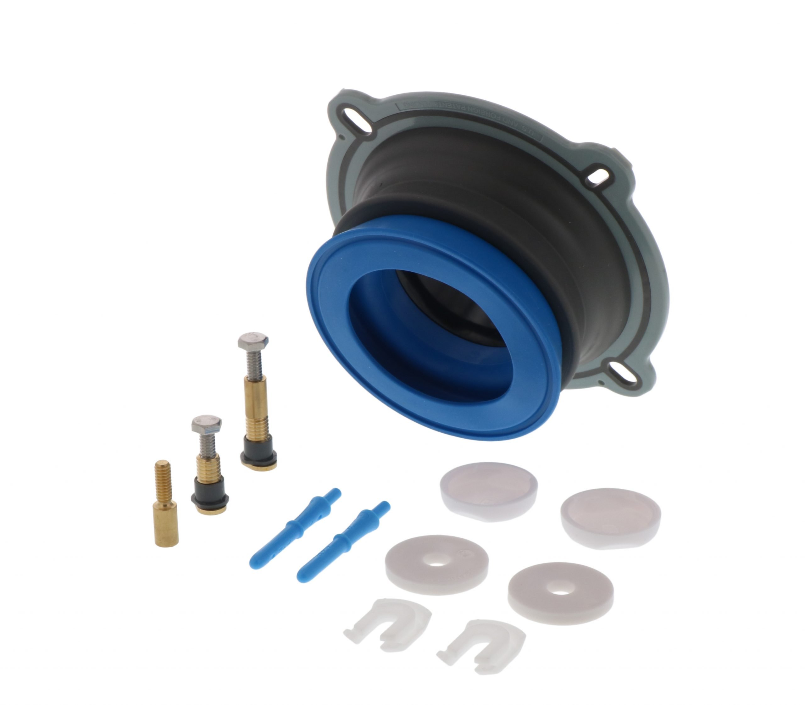 Danco All-In-One Installation Kit 4.75-in Blue Rubber Toilet Wax Ring with  Bolts