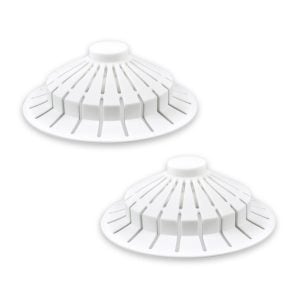 Bathtub Hair Catcher with Suction Cup (2-Pack) - Danco