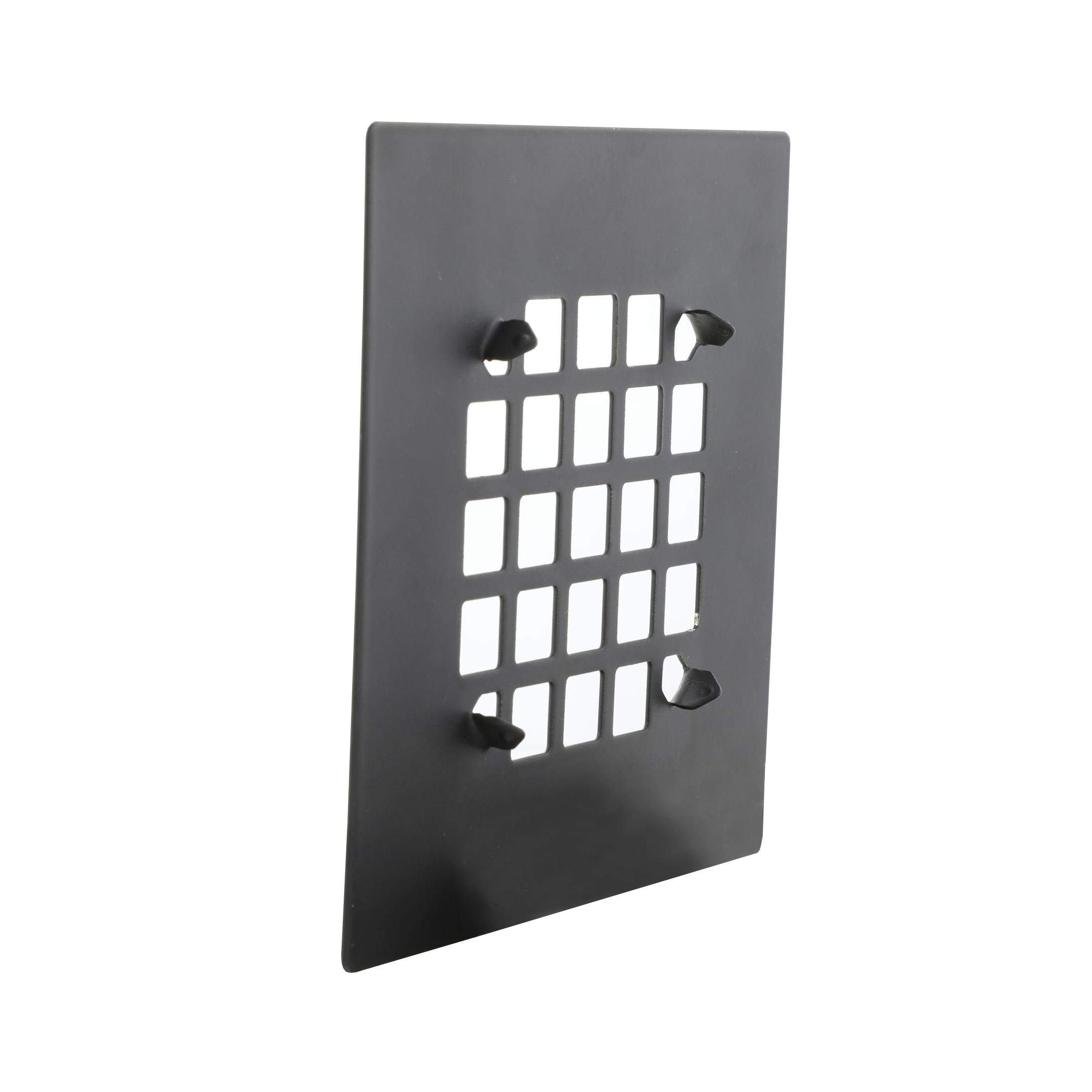 Danco 4-1/4 in. Matte Black Square Stainless Steel Drain Cover 4010182