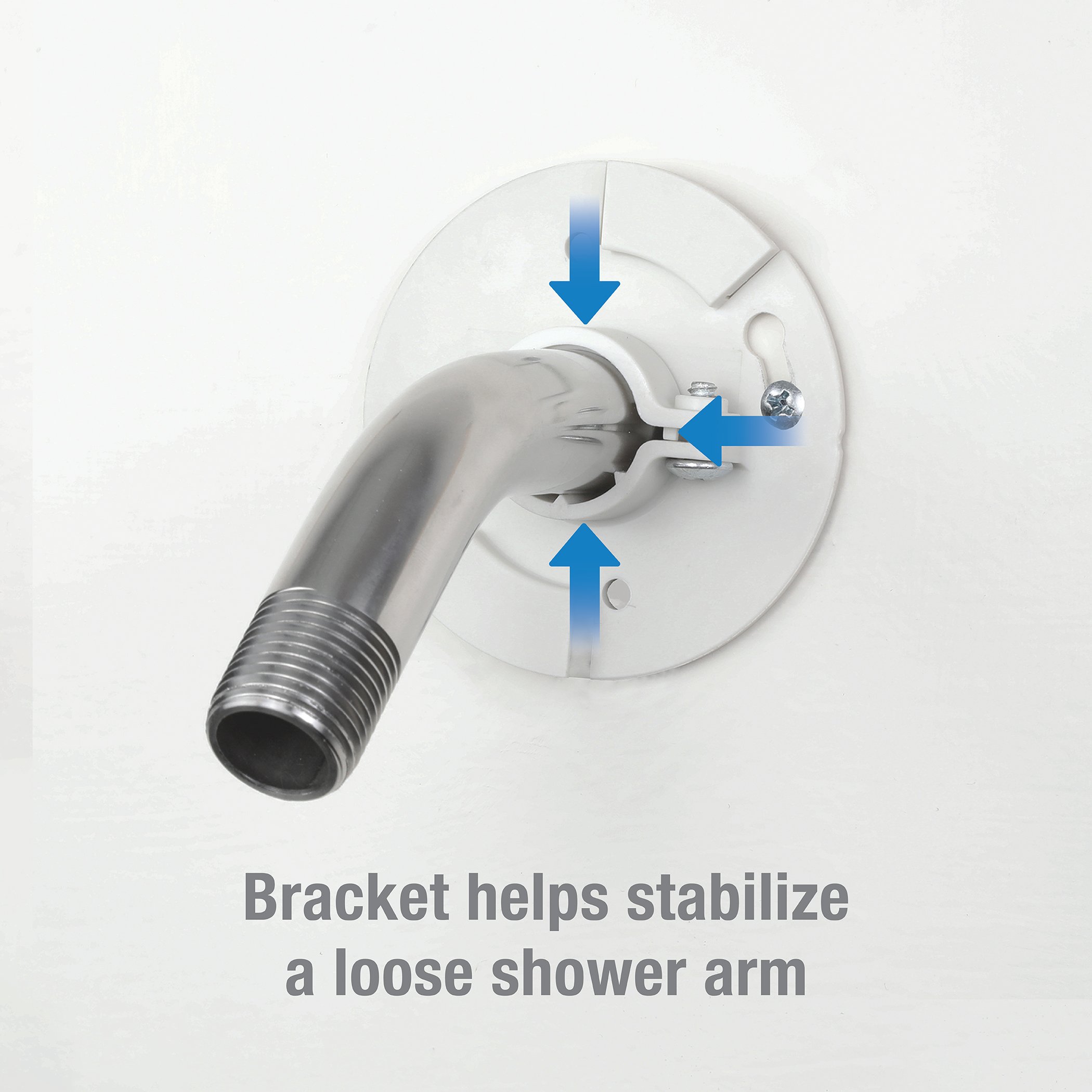 Shower Arm Bracket Stabilizer in Chrome Danco